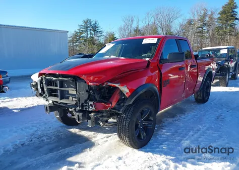 2022 Ram 1500 Classic Warlock 4X4 6'4 Box из США, поврежденный, VIN 1C6RR7GG5NS226790